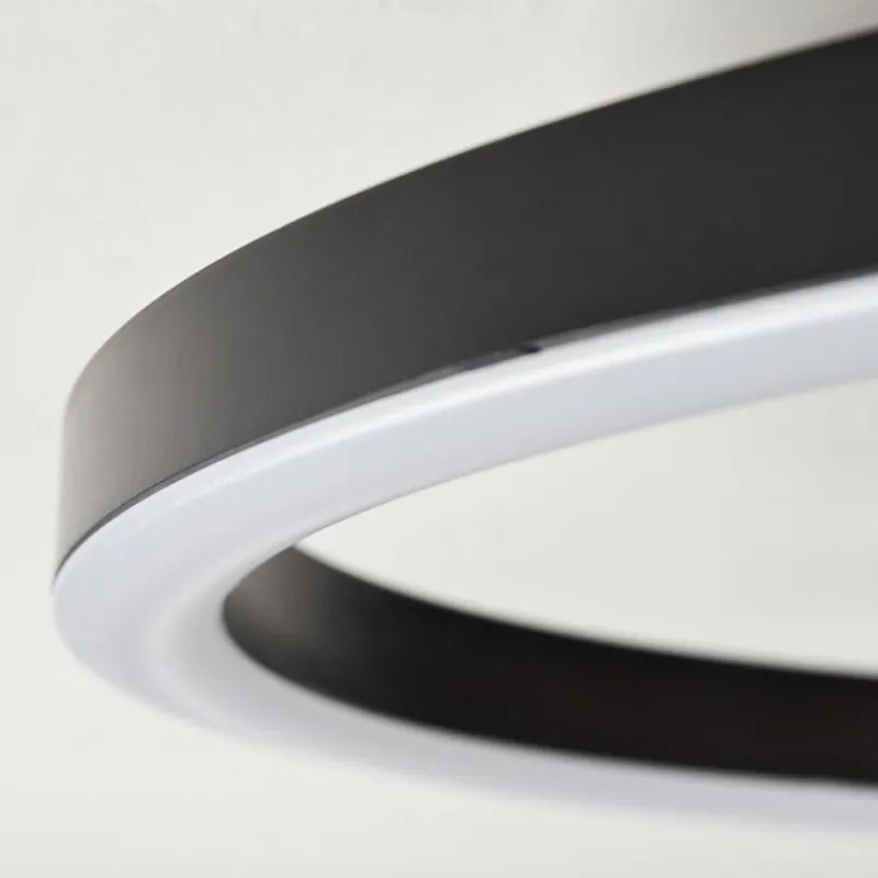 hofstein Plafonnier Taboneira LED Noir, 1 lumière