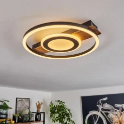 hofstein Plafonnier Taboneira LED Noir, 1 lumière