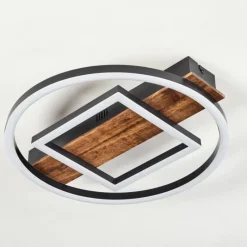 hofstein Plafonnier Taboneira LED Noir, 1 lumière