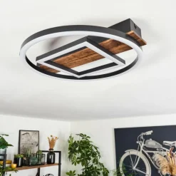 hofstein Plafonnier Taboneira LED Noir, 1 lumière