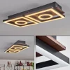 hofstein Plafonnier Taboneira LED Brun foncé, Noir, 2 lumières
