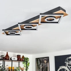 hofstein Plafonnier Taboneira LED Écru, Noir, 3 lumières