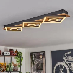 hofstein Plafonnier Taboneira LED Écru, Noir, 3 lumières