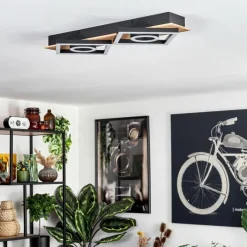 hofstein Plafonnier Taboneira LED Écru, Noir, 2 lumières