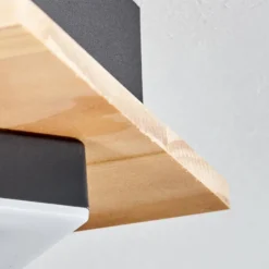 hofstein Plafonnier Taboneira LED Écru, Noir, 2 lumières