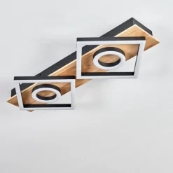 hofstein Plafonnier Taboneira LED Écru, Noir, 2 lumières