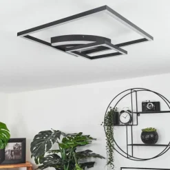 hofstein Plafonnier Taleta LED Noir, Blanc, 1 lumière