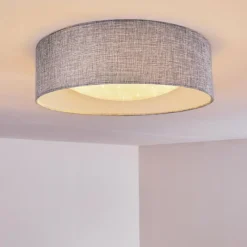 Lampes En Tissu-hofstein Plafonnier Tallaboa LED Blanc, 1 lumière