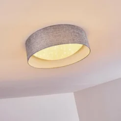 Lampes En Tissu-hofstein Plafonnier Tallaboa LED Blanc, 1 lumière