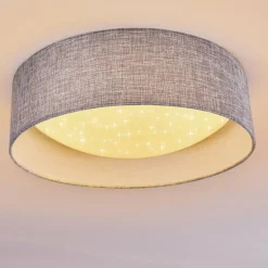 Lampes En Tissu-hofstein Plafonnier Tallaboa LED Blanc, 1 lumière