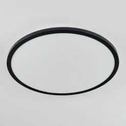 hofstein Plafonnier Tamesch LED Noir, 1 lumière, Télécommandes