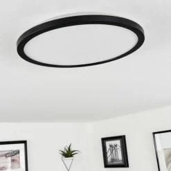 hofstein Plafonnier Tamesch LED Noir, 1 lumière