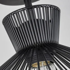 Lampes Industrielles-hofstein Plafonnier Tamins Noir, 1 lumière