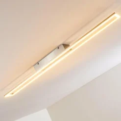 hofstein Plafonnier Tampere LED Nickel mat, 4 lumières