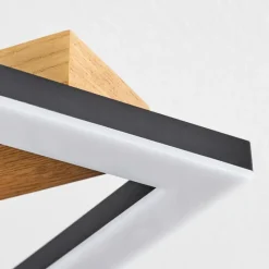 Luminaires Scandinaves-hofstein Plafonnier Tavon LED Écru, Noir, 1 lumière