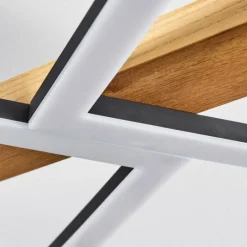 Luminaires Scandinaves-hofstein Plafonnier Tavon LED Écru, Noir, 1 lumière