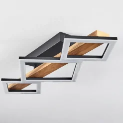 Luminaires Scandinaves-hofstein Plafonnier Tavon LED Écru, Noir, 1 lumière