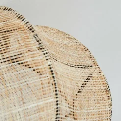 Lampes En Tissu-hofstein Plafonnier Tebary Noir, 1 lumière