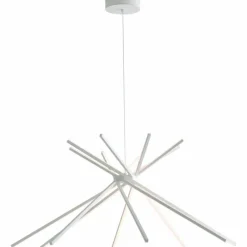 Luce Design Plafonnier Teles LED Blanc, 8 lumières* Éclairage Led