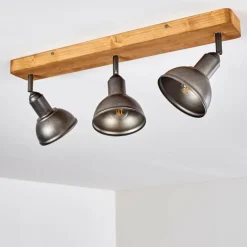 Luminaires Rustiques-hofstein Plafonnier Tholen Brun, 3 lumières