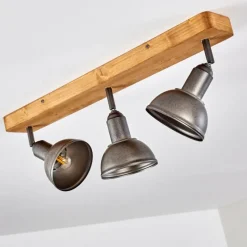 Luminaires Rustiques-hofstein Plafonnier Tholen Brun, 3 lumières