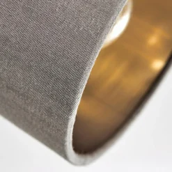 Lampes En Tissu-hofstein Plafonnier Tibro Laiton, Nickel mat, 4 lumières