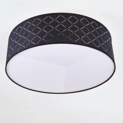 Lampes En Tissu-hofstein Plafonnier Tibure Nickel mat, 6 lumières