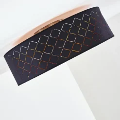 Lampes En Tissu-hofstein Plafonnier Tibure Nickel mat, 6 lumières