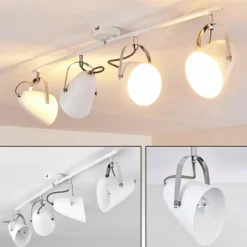 hofstein Plafonnier Tihila Blanc, 4 lumières* Spots Et Projecteurs