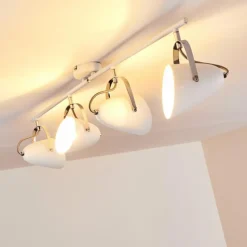 hofstein Plafonnier Tihila Blanc, 4 lumières* Spots Et Projecteurs