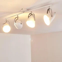 hofstein Plafonnier Tihila Blanc, 4 lumières* Spots Et Projecteurs