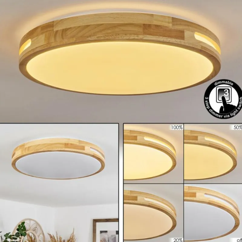 hofstein Plafonnier Tikkala LED Écru, 1 lumière