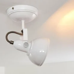 Lampes Industrielles-hofstein Plafonnier Tina Blanc, 1 lumière