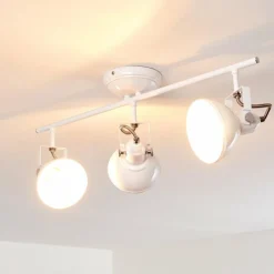 Lampes Industrielles-hofstein Plafonnier Tina Blanc, 3 lumières