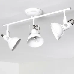 Lampes Industrielles-hofstein Plafonnier Tina Blanc, 3 lumières