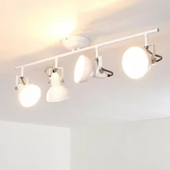 Lampes Industrielles-hofstein Plafonnier Tina Blanc, 4 lumières