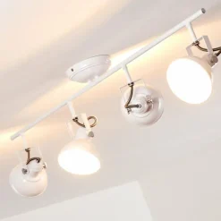 Lampes Industrielles-hofstein Plafonnier Tina Blanc, 4 lumières