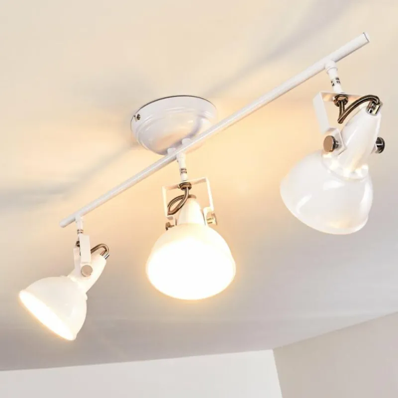 Lampes Industrielles-hofstein Plafonnier Tina Blanc, 3 lumières