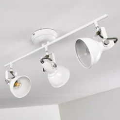 Lampes Industrielles-hofstein Plafonnier Tina Blanc, 3 lumières