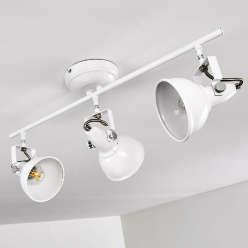 Lampes Industrielles-hofstein Plafonnier Tina Blanc, 3 lumières