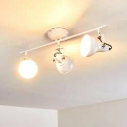 Lampes Industrielles-hofstein Plafonnier Tina Blanc, 3 lumières