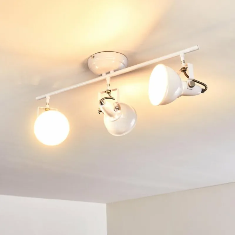 Lampes Industrielles-hofstein Plafonnier Tina Blanc, 3 lumières