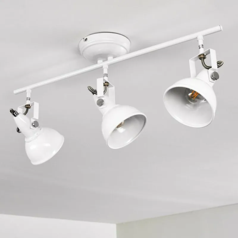 Lampes Industrielles-hofstein Plafonnier Tina Blanc, 3 lumières