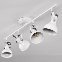 Lampes Industrielles-hofstein Plafonnier Tina Blanc, 4 lumières
