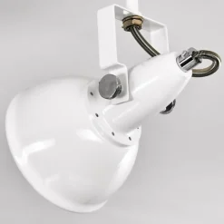 Lampes Industrielles-hofstein Plafonnier Tina Blanc, 4 lumières