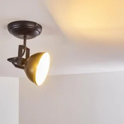 hofstein Plafonnier Tina Noir, 1 lumière