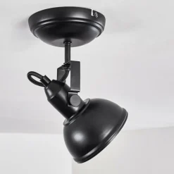 hofstein Plafonnier Tina Noir, 1 lumière
