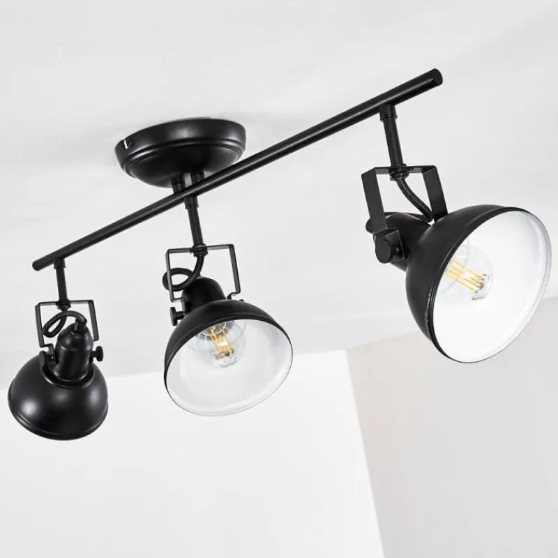 hofstein Plafonnier Tina Noir, 3 lumières* Spots Et Projecteurs