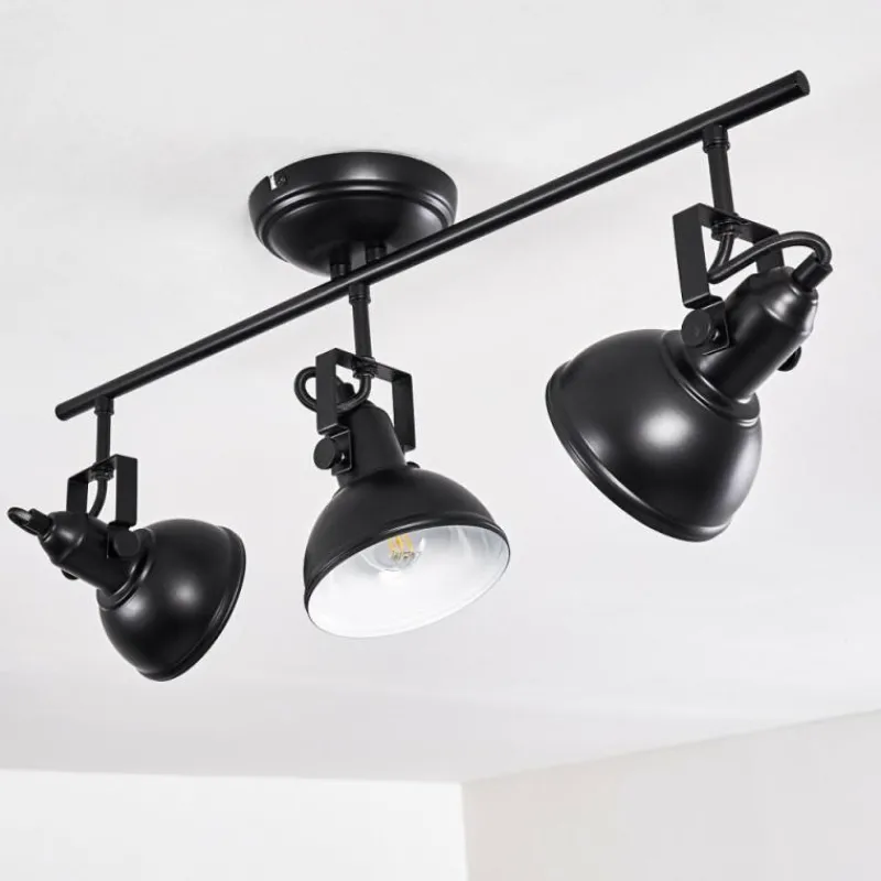hofstein Plafonnier Tina Noir, 3 lumières* Spots Et Projecteurs