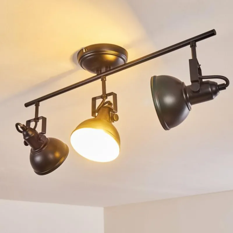 hofstein Plafonnier Tina Noir, 3 lumières* Spots Et Projecteurs